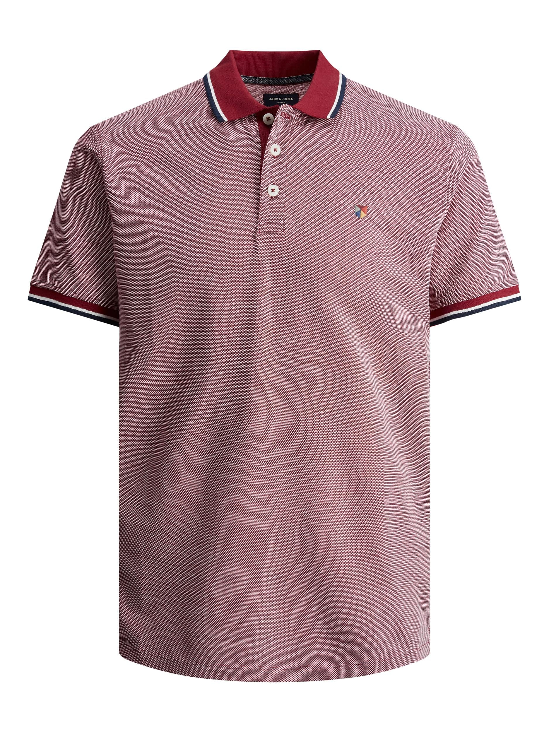 Jack & Jones Irwin Red Dahlia Polo Shirt Red