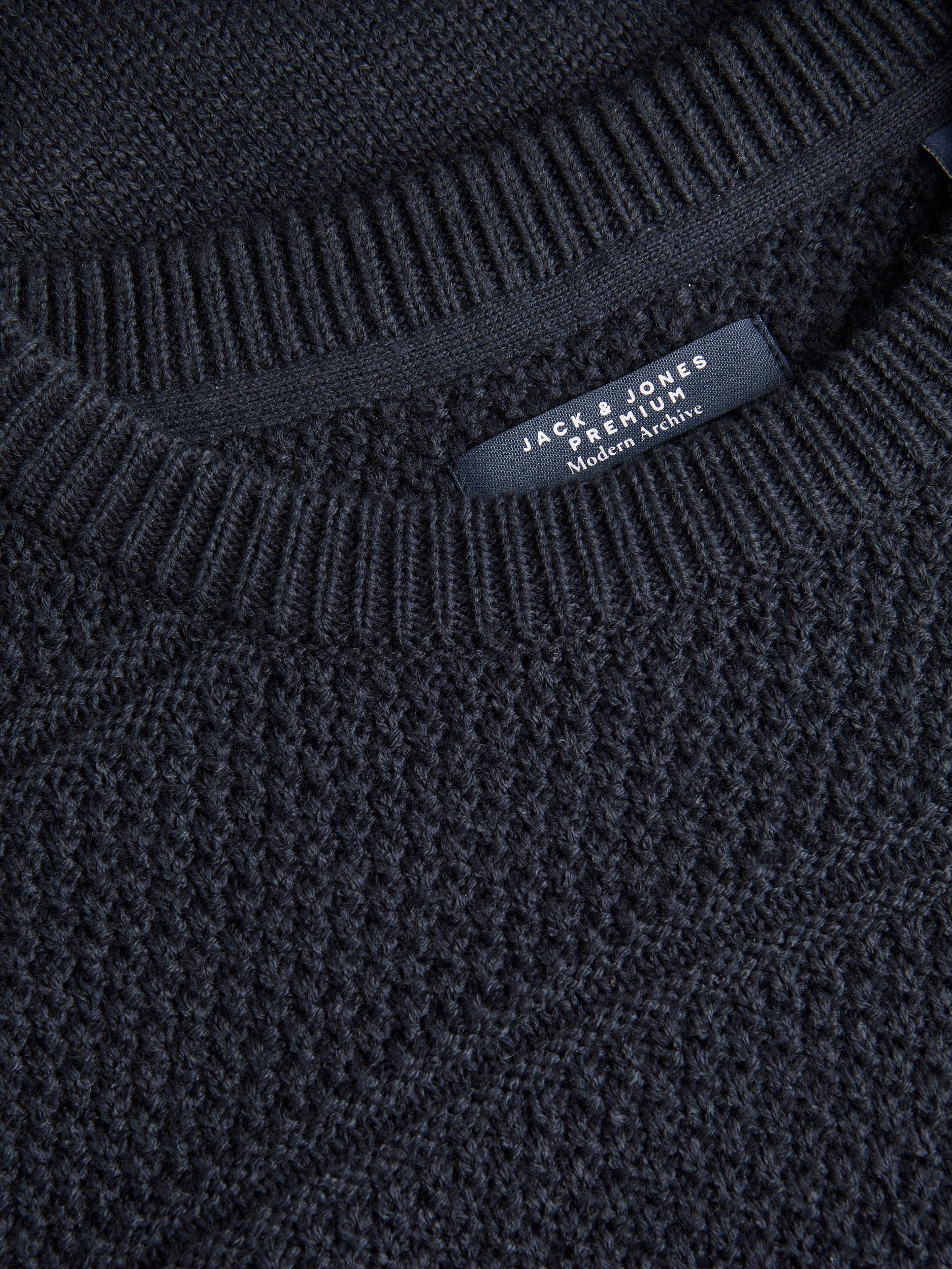Jack & Jones Jerry Navy Crew Neck Knit Navy