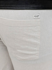 Jack & Jones Kane Linen Mix Beige Jogger Beige