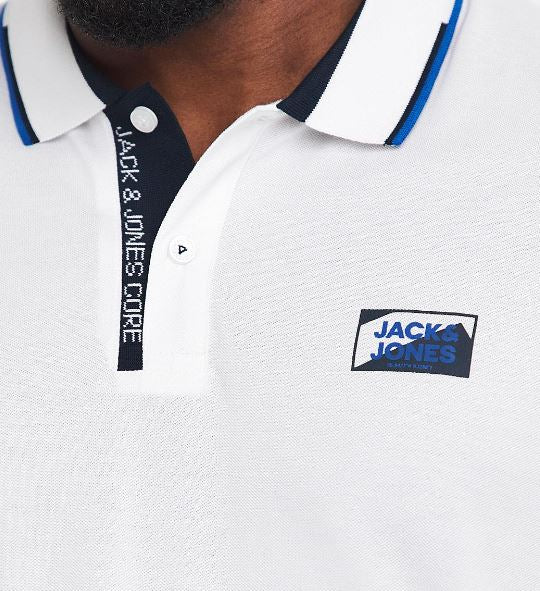 Jack & Jones Logan White Polo Shirt White