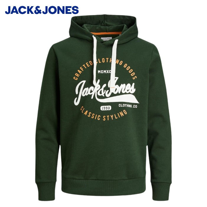 Jack & Jones Mikk Mountain Green Hoodie Green