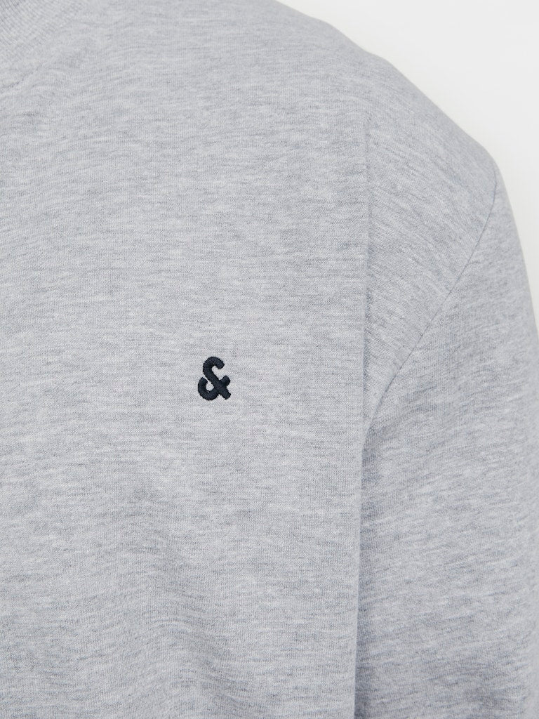 Jack & Jones Paulos Full Zip Grey Sweat Grey