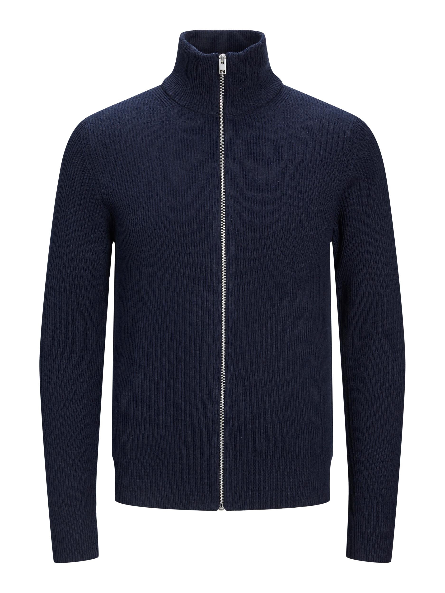 Jack & Jones Perfect Navy Zip Cardigan Navy