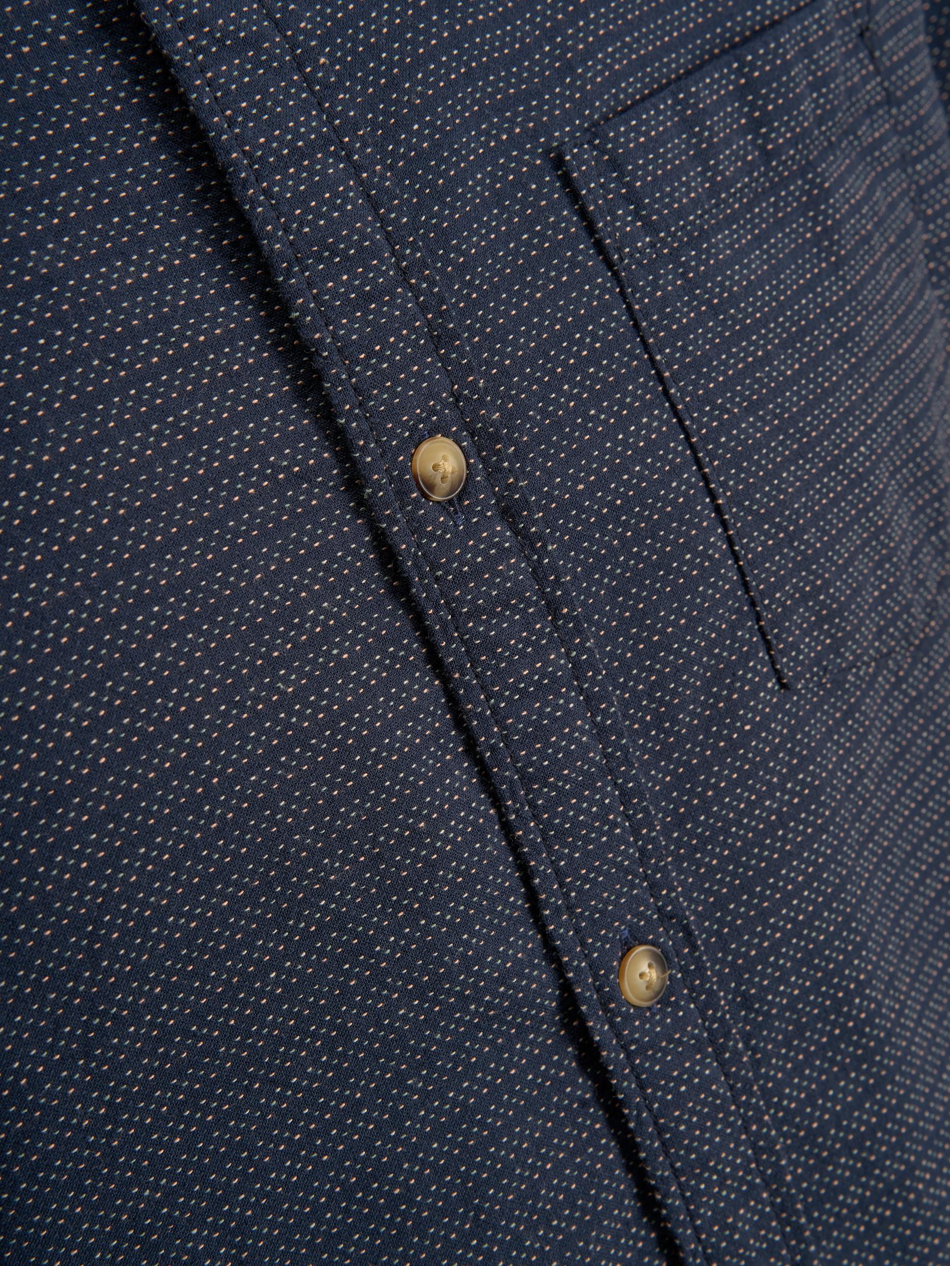 Jack & Jones Rabel Navy Detail Shirt Navy