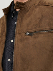 Jack & Jones Sly Rocky Cognac Coat Brown