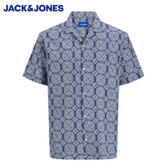 Jack & Jones Seer Pattern Ocean Shirt Blue