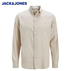 Jack & Jones Shield Beige Casual Shirt Beige