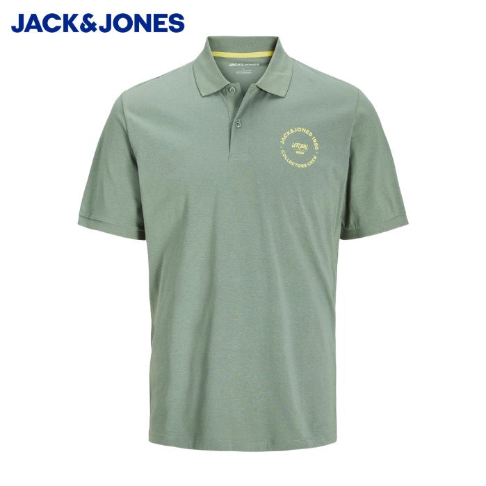 Jack & Jones Simon Logo Polo Shirt Green