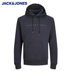 Jack & Jones Star Logo Navy Hoodie Navy