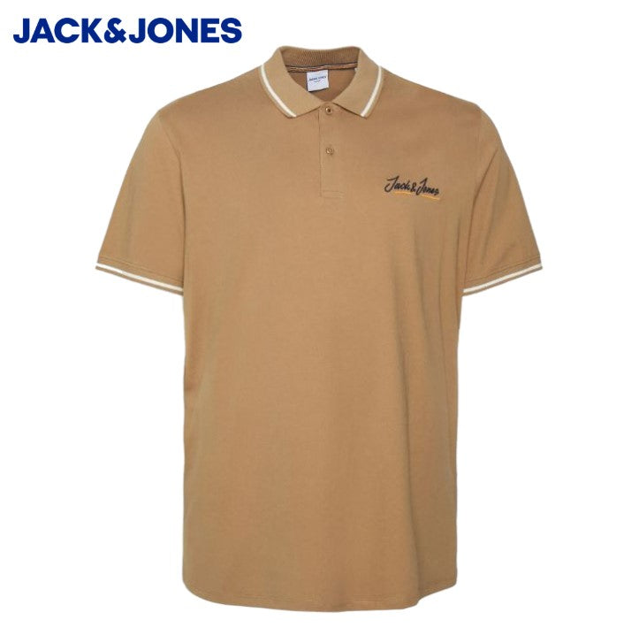 Jack & Jones Tons Brown Polo Shirt Brown
