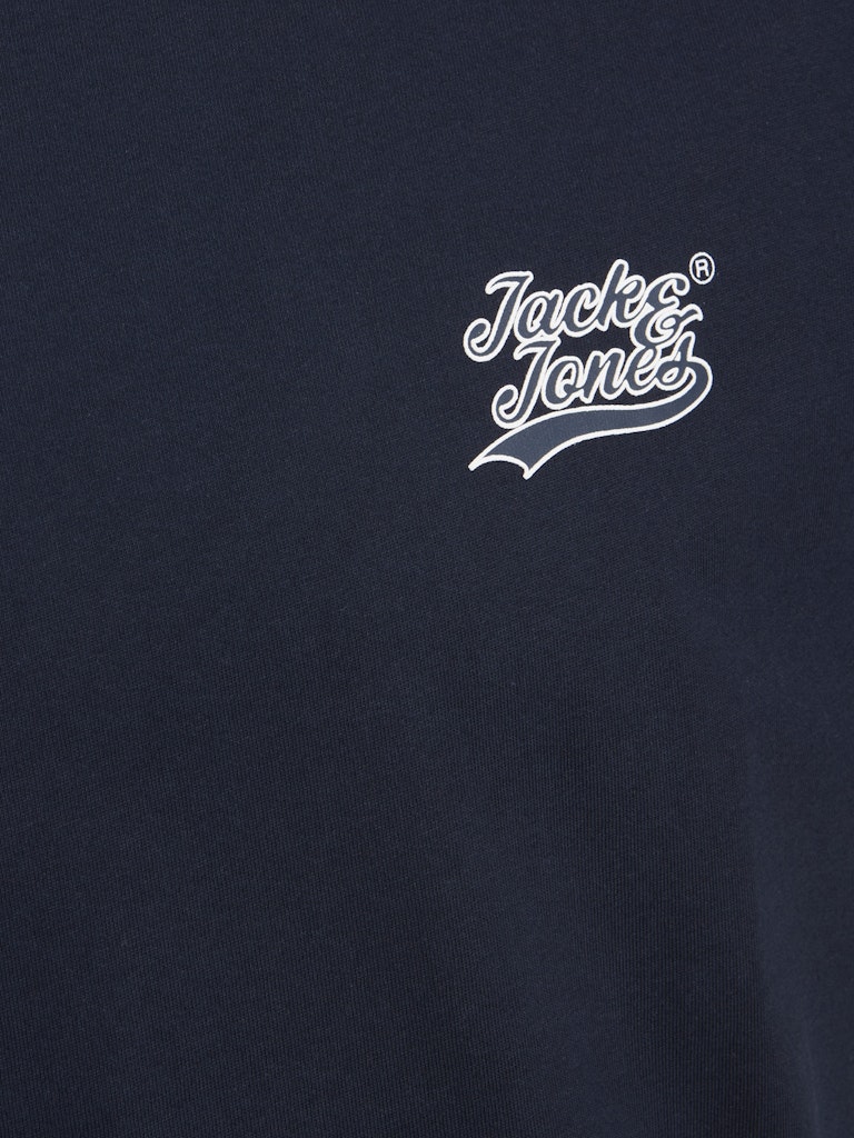 Jack & Jones Trevor Chest Logo Tee Navy
