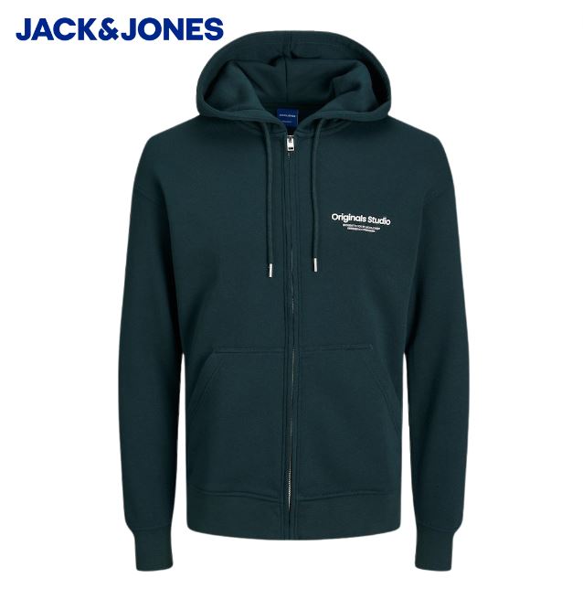 Jack & Jones Vester Forest  Zip Hoodie Green