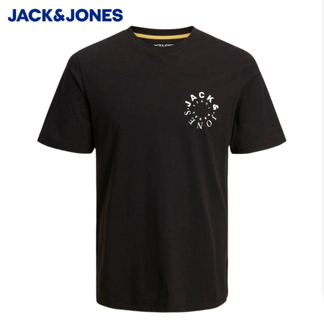 Jack & Jones Warrior Logo Black Tee Black