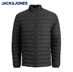 Jack Jones Recycled Black Puffer Jacket Black