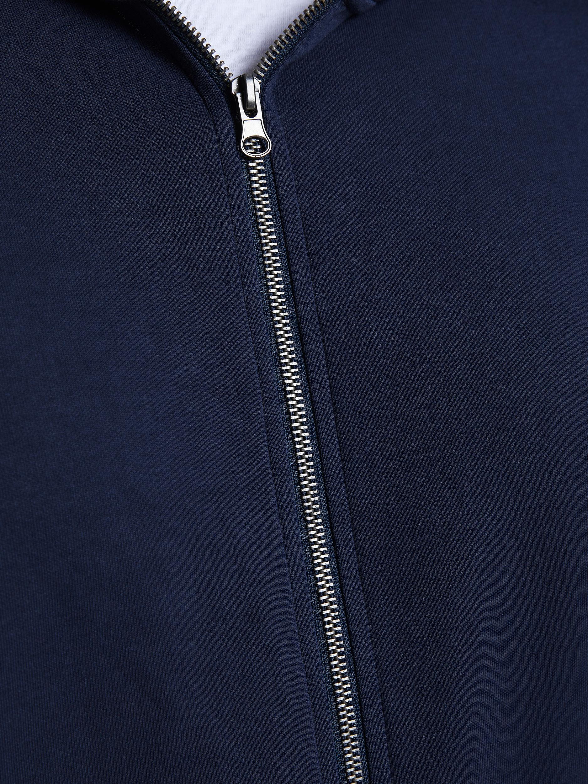 Jack & Jones Full Zip Navy Sweat Hoody Navy