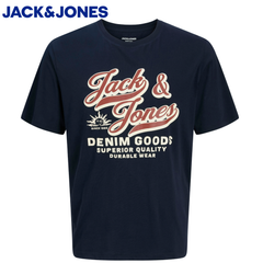 Jack & Jones E-Logo Sky Captain T-Shirt Navy