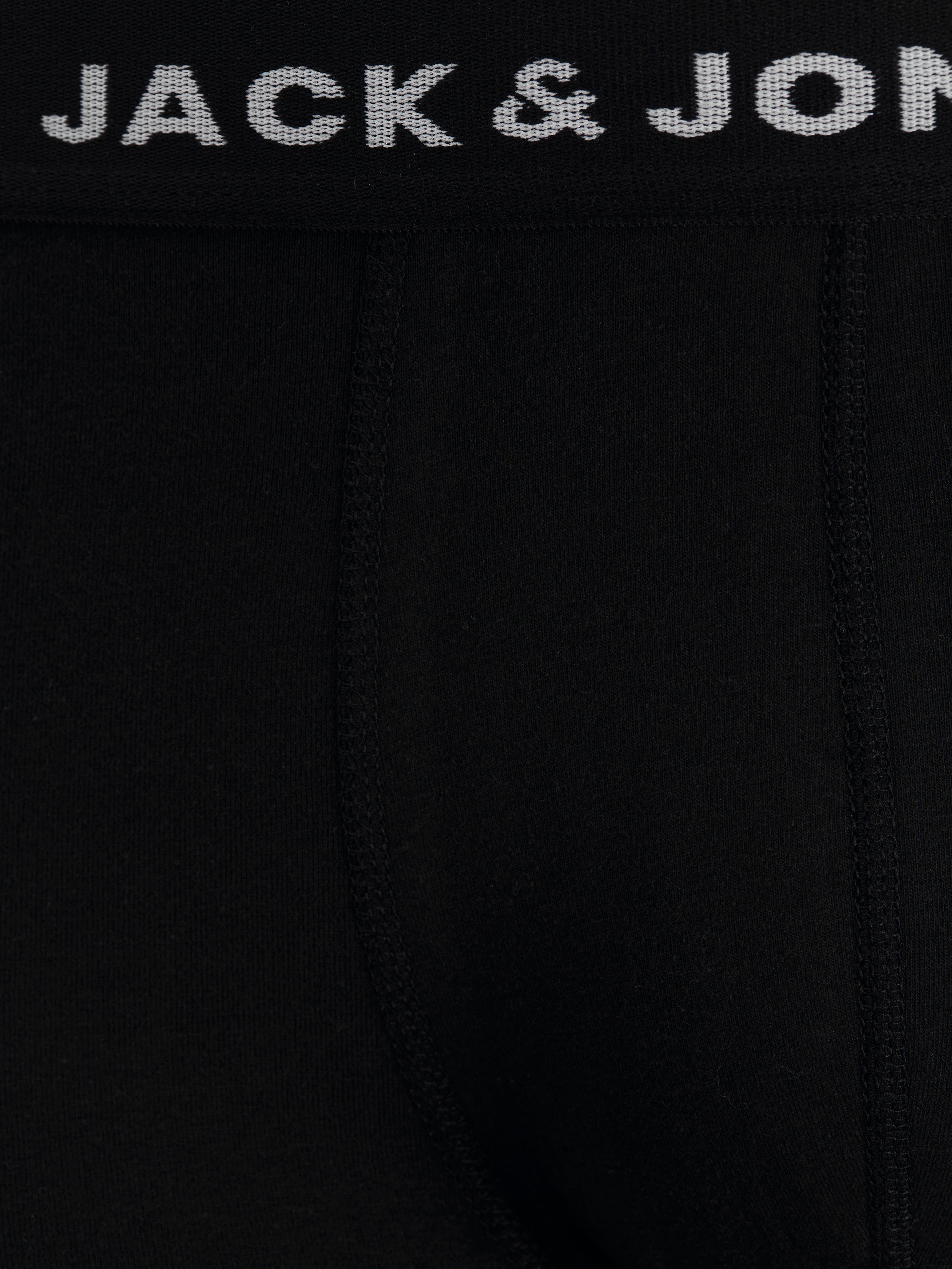 Jack & Jones 5-Pack Huey Strech Trunks Black