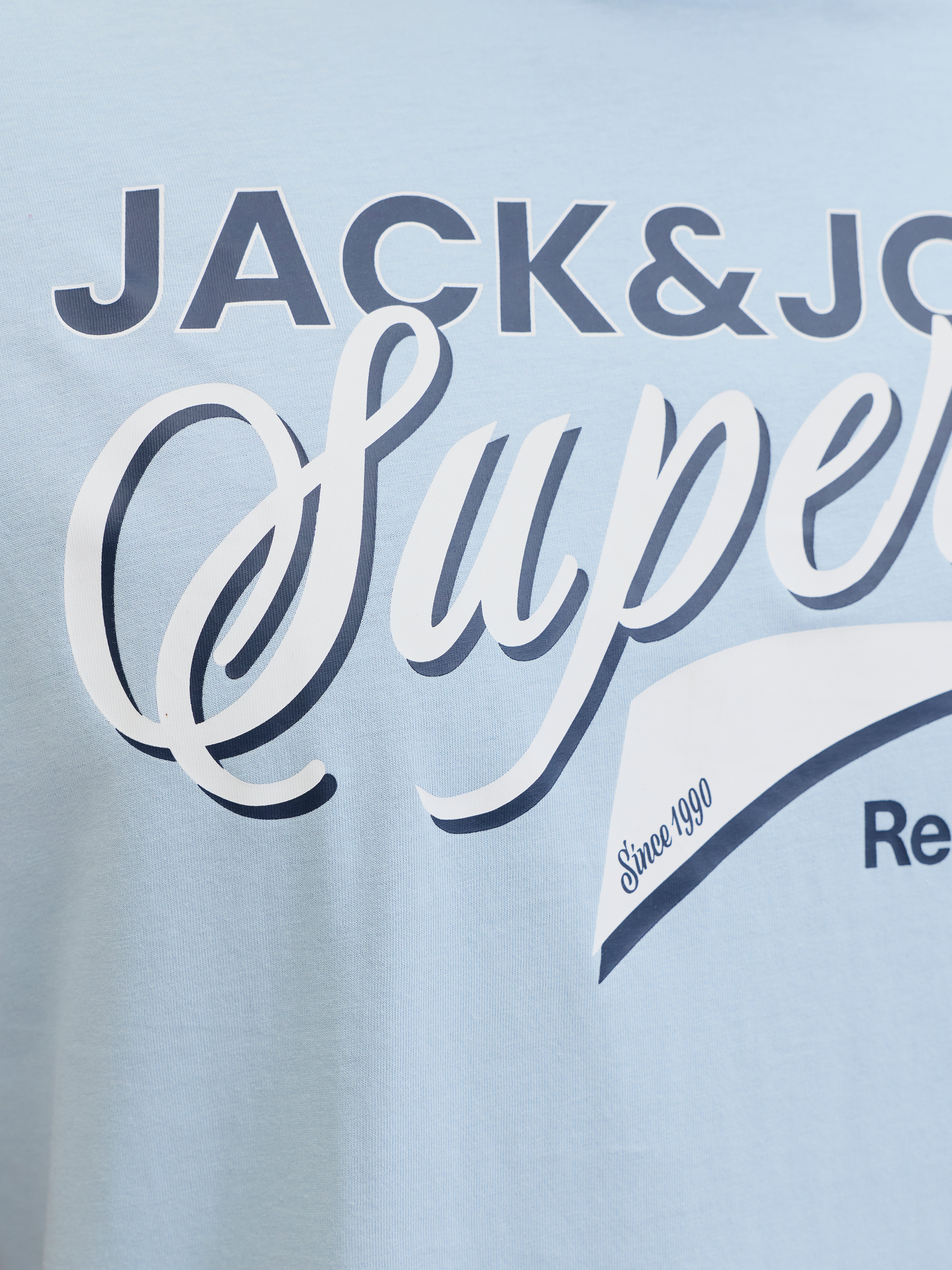 Jack & Jones E-Logo Celestial Blue Tee Blue