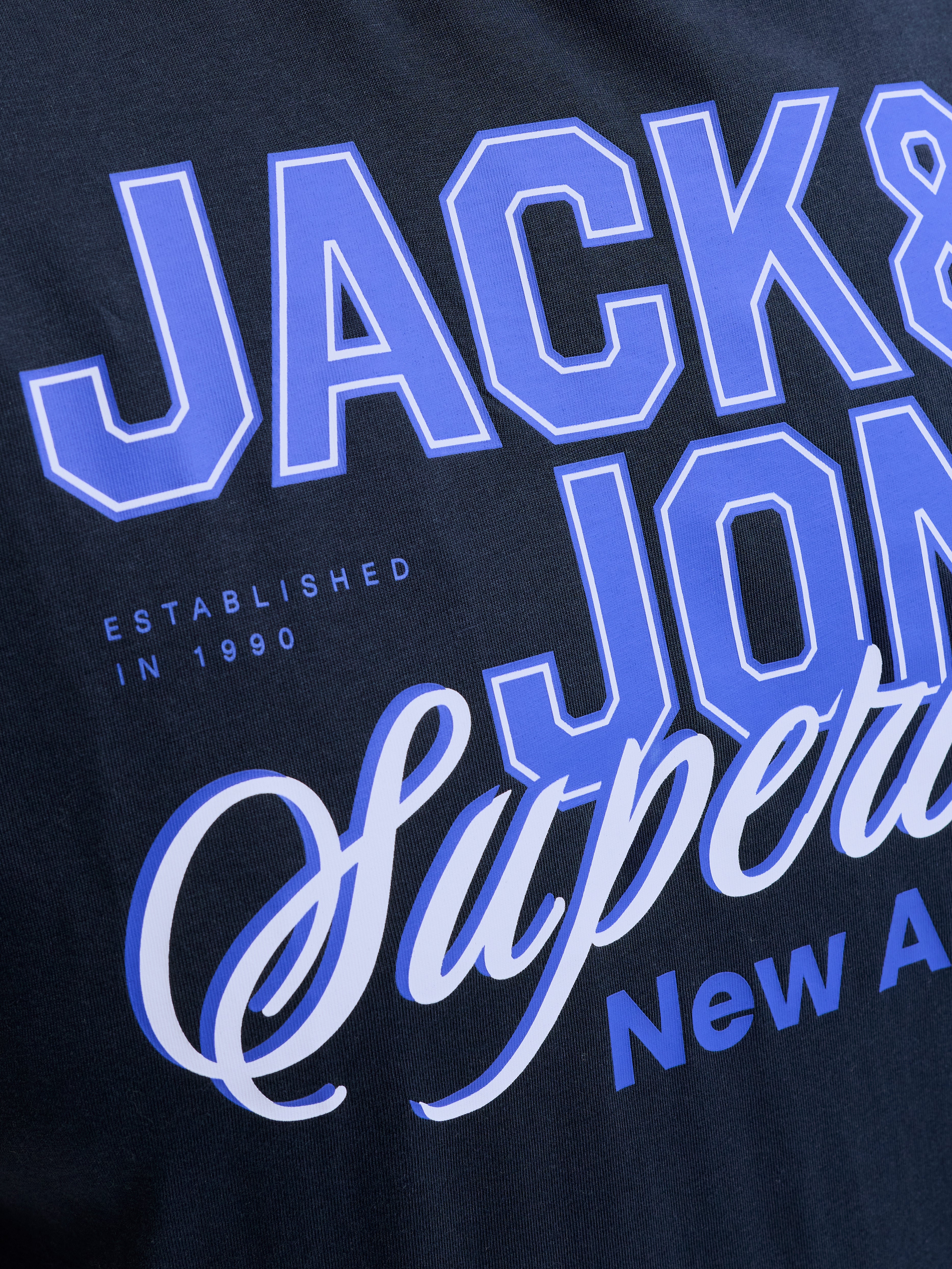 Jack & Jones E-Logo Navy Blazer Tee Navy