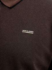 Jack & Jones Alves Hot Fudge Polo Shirt Brown