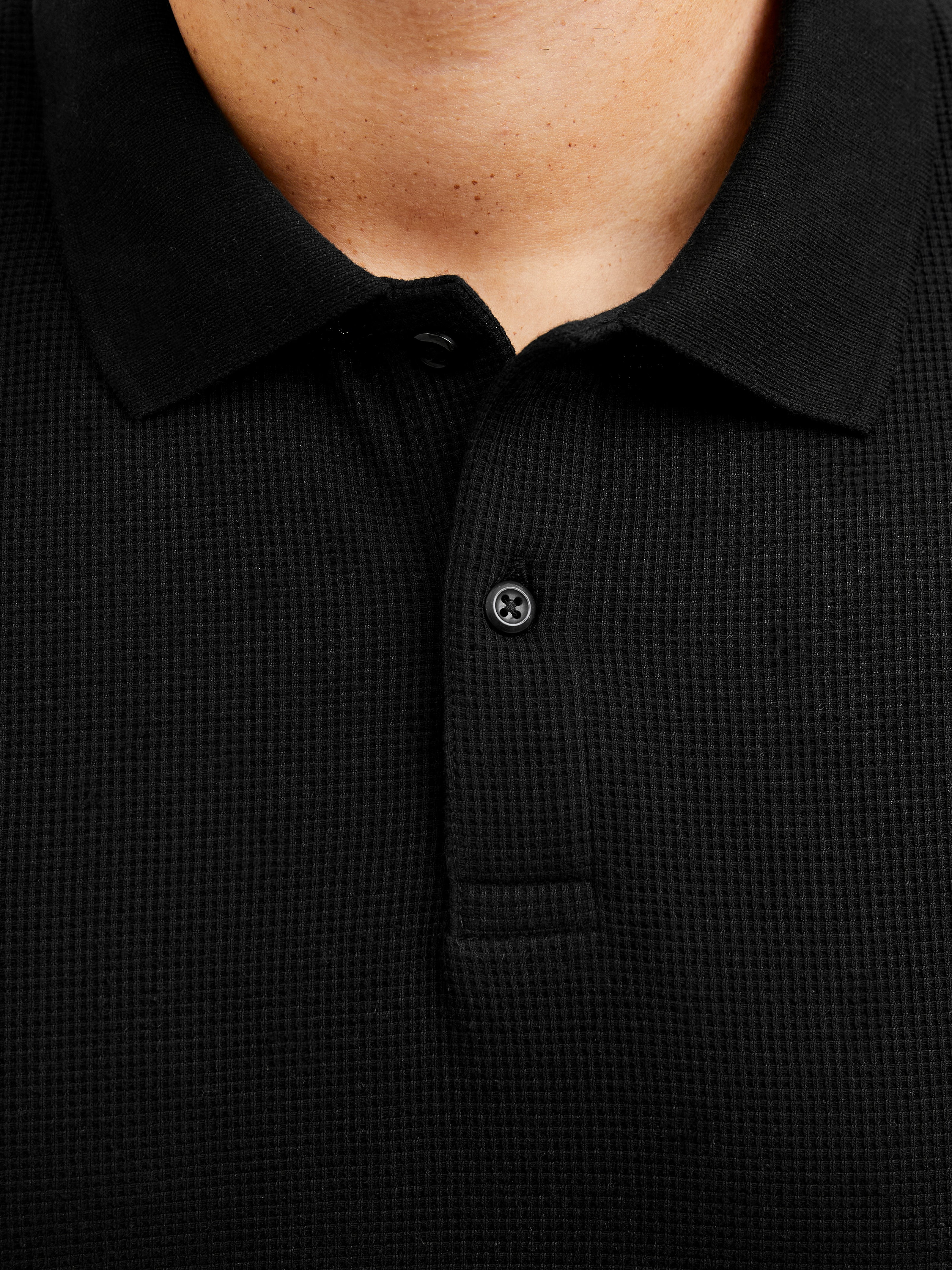 Jack & Jones Austin Black Polo Shirt Black
