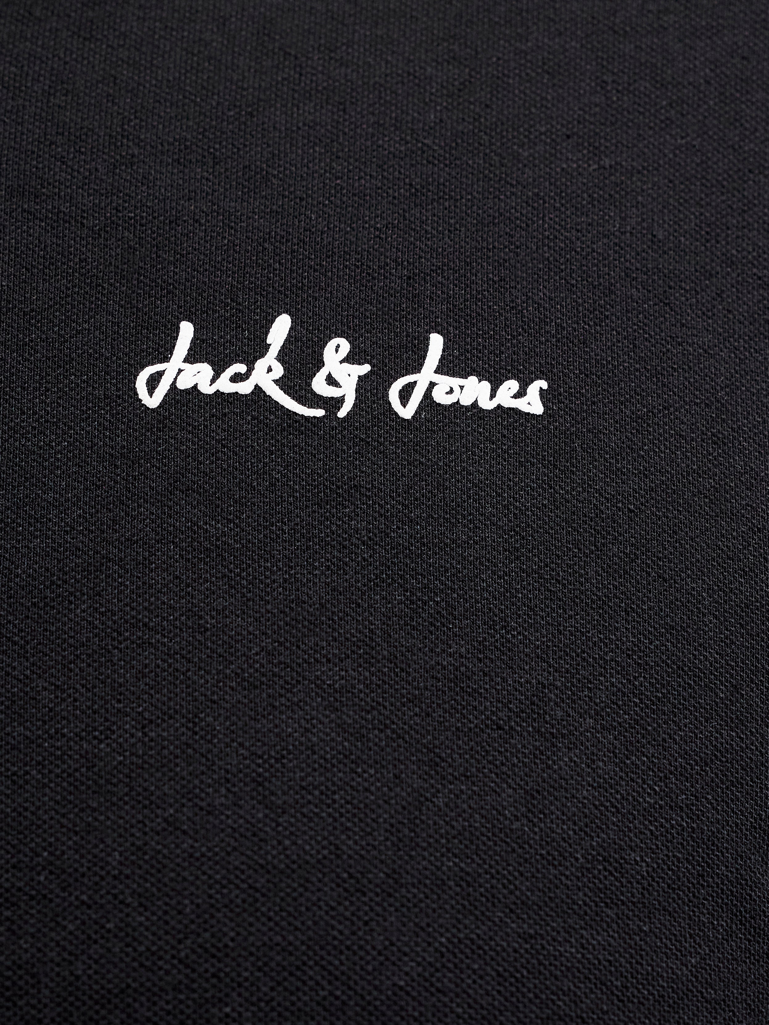 Jack & Jones Blaze Black Polo Shirt Black