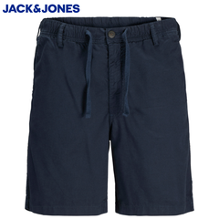 Jack & Jones Bondi Linen Mix Navy Shorts Navy