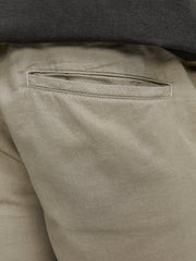 Jack & Jones Bondi Linen Olive Shorts Green