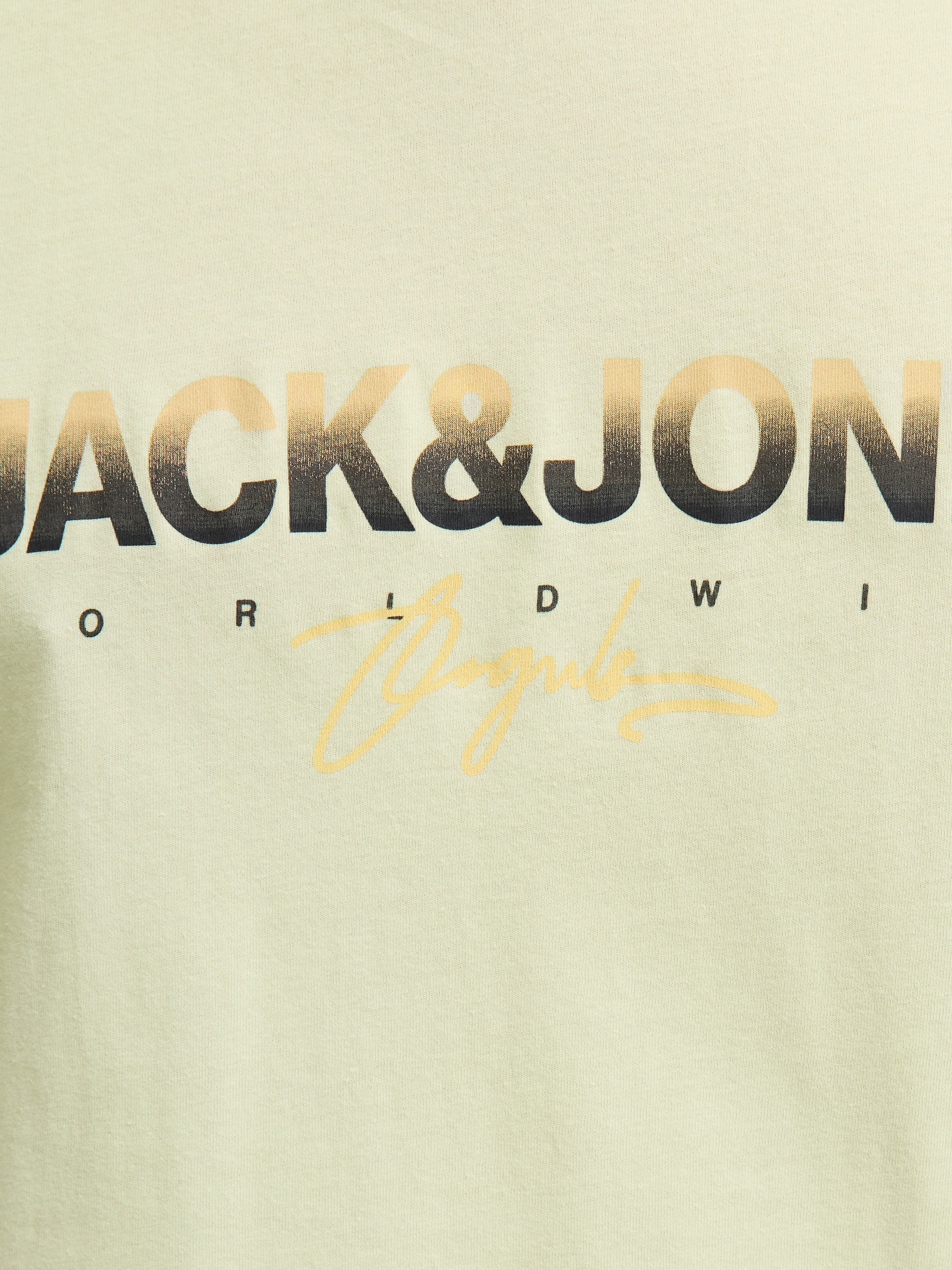 Jack & Jones Can Logo Tint T-Shirt Yellow