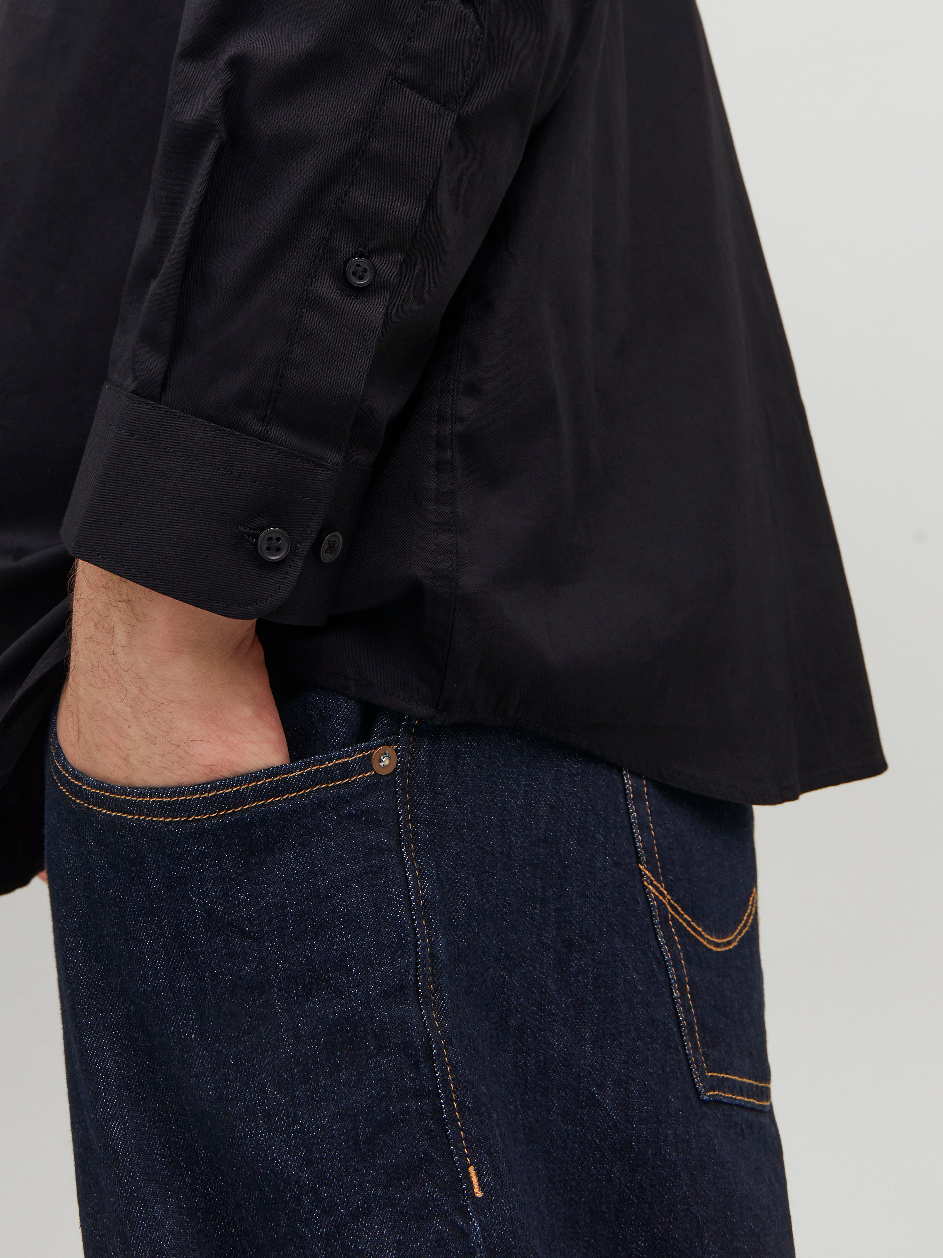 Jack & Jones Cardiff Black Shirt Black
