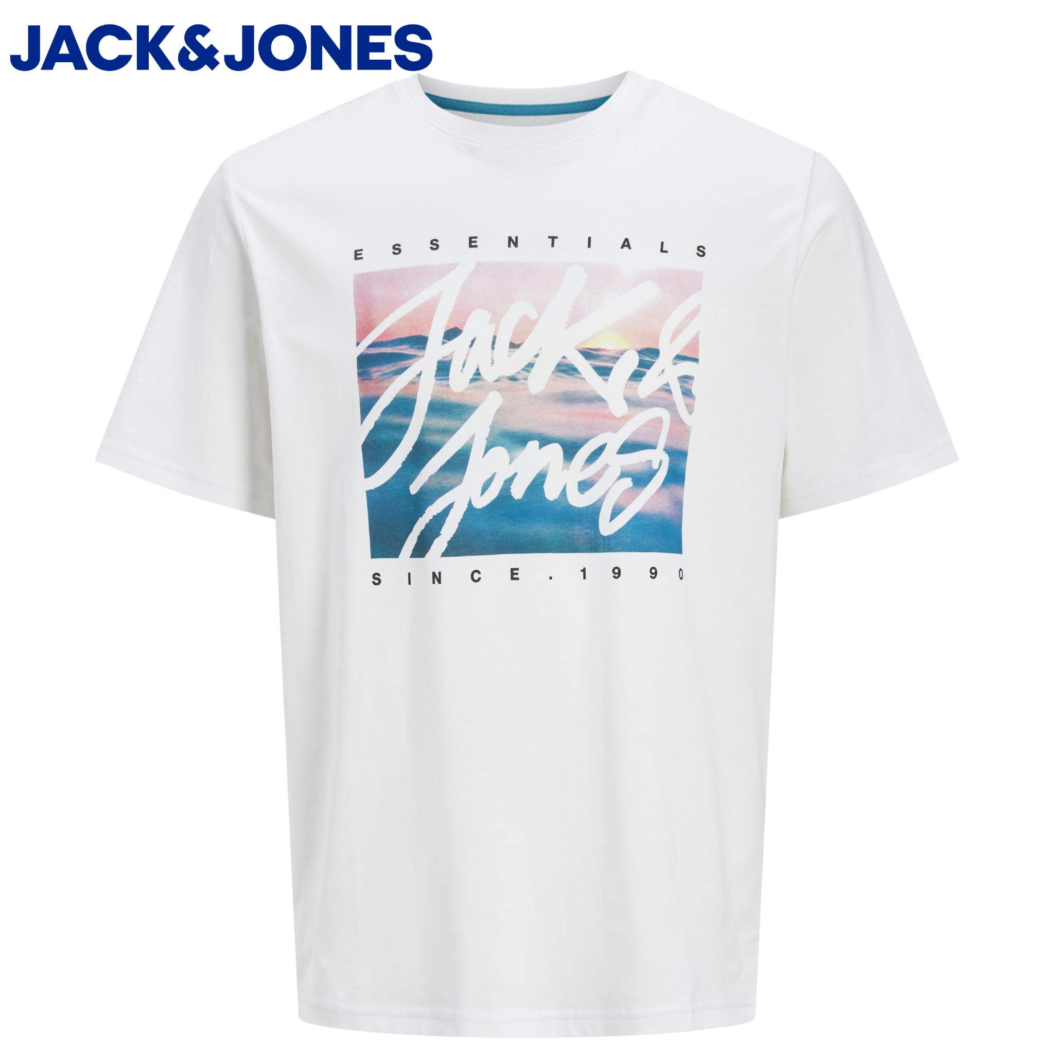 Jack & Jones Colton Photo Logo T-Shirt White