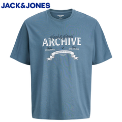 Jack & Jones Dover Logo Blue T-Shirt Blue