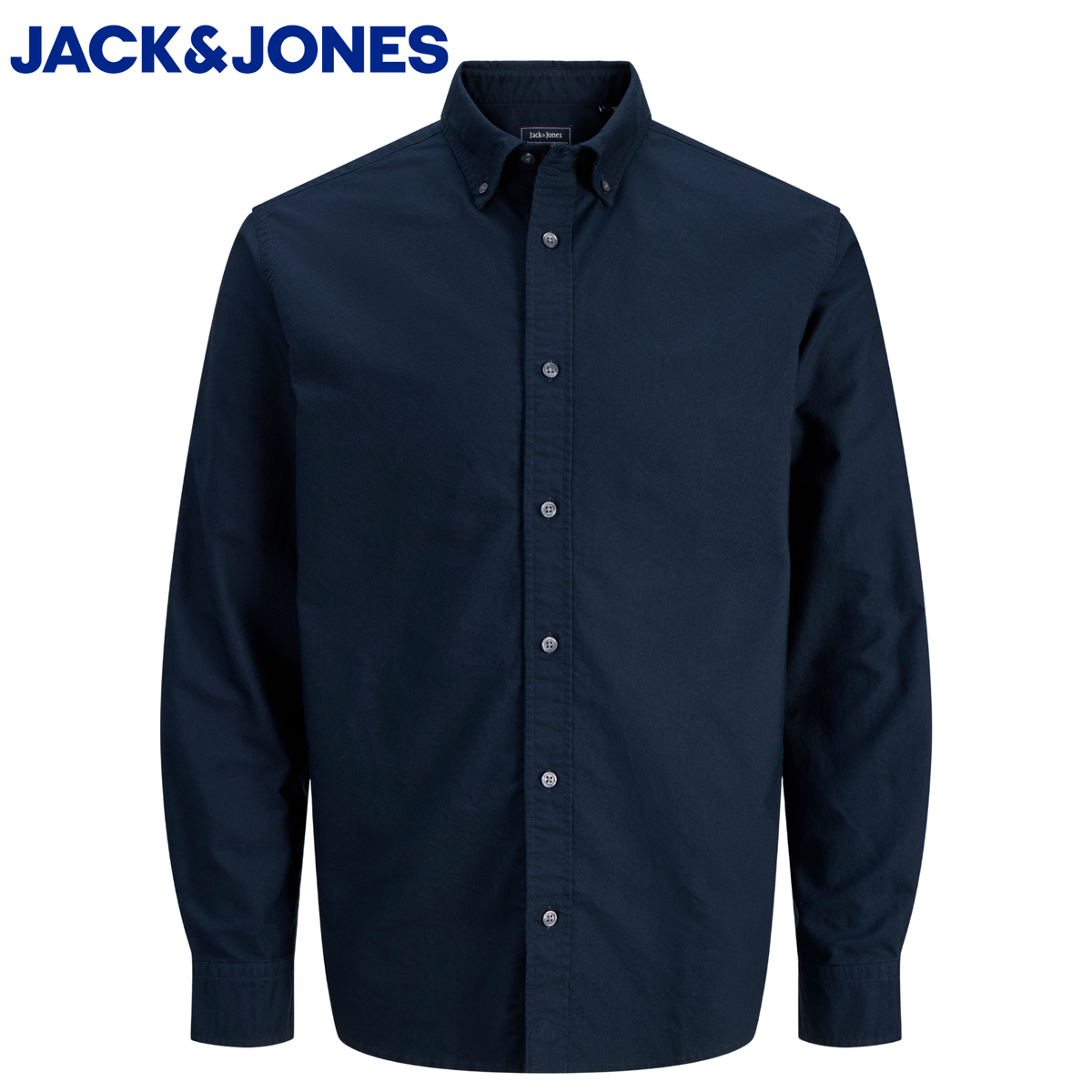 Jack & Jones Harvey Navy Oxford Shirt Navy