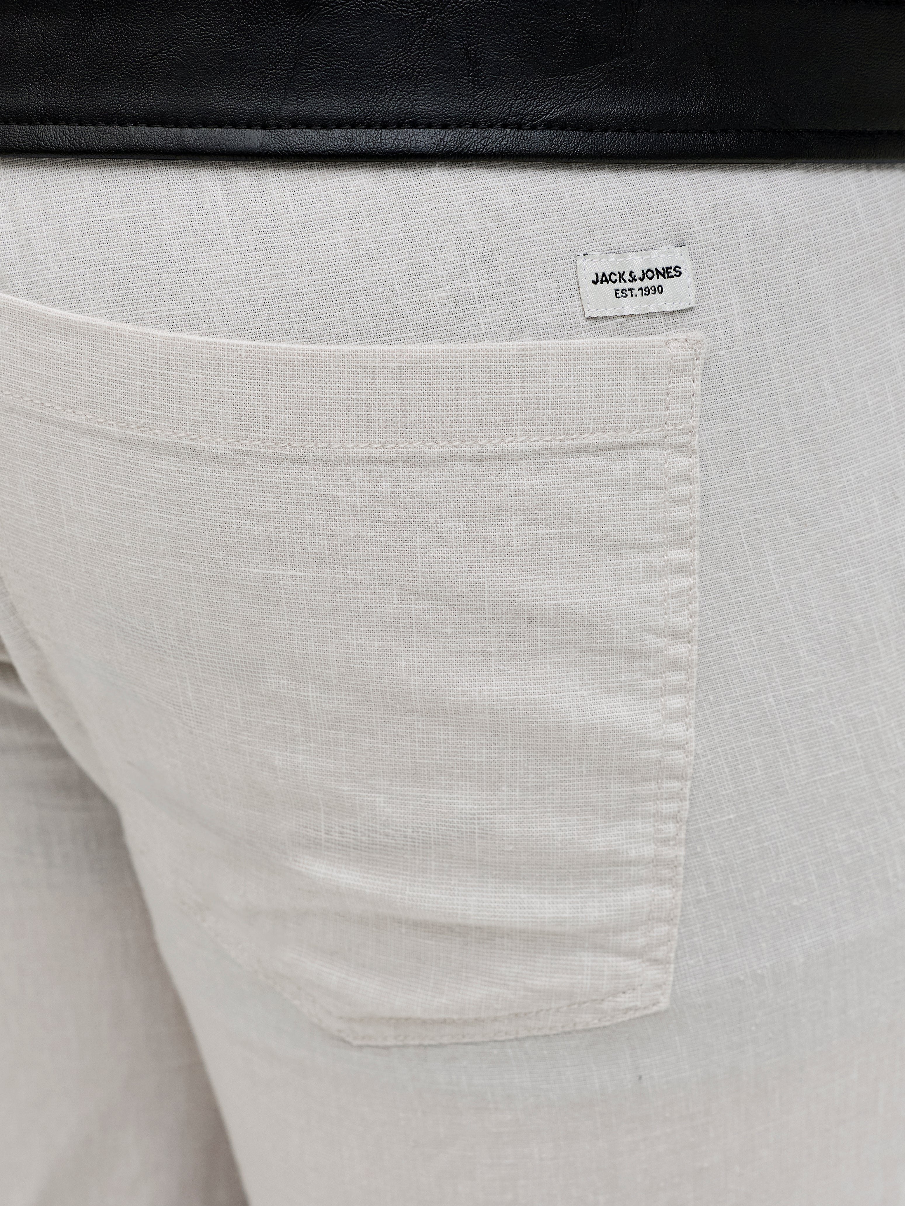 Jack & Jones Kane Linen Mix Beige Jogger Beige