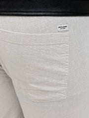 Jack & Jones Kane Linen Mix Beige Jogger Beige