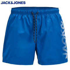 Jack & Jones Maui Stripe Swim Shorts Blue