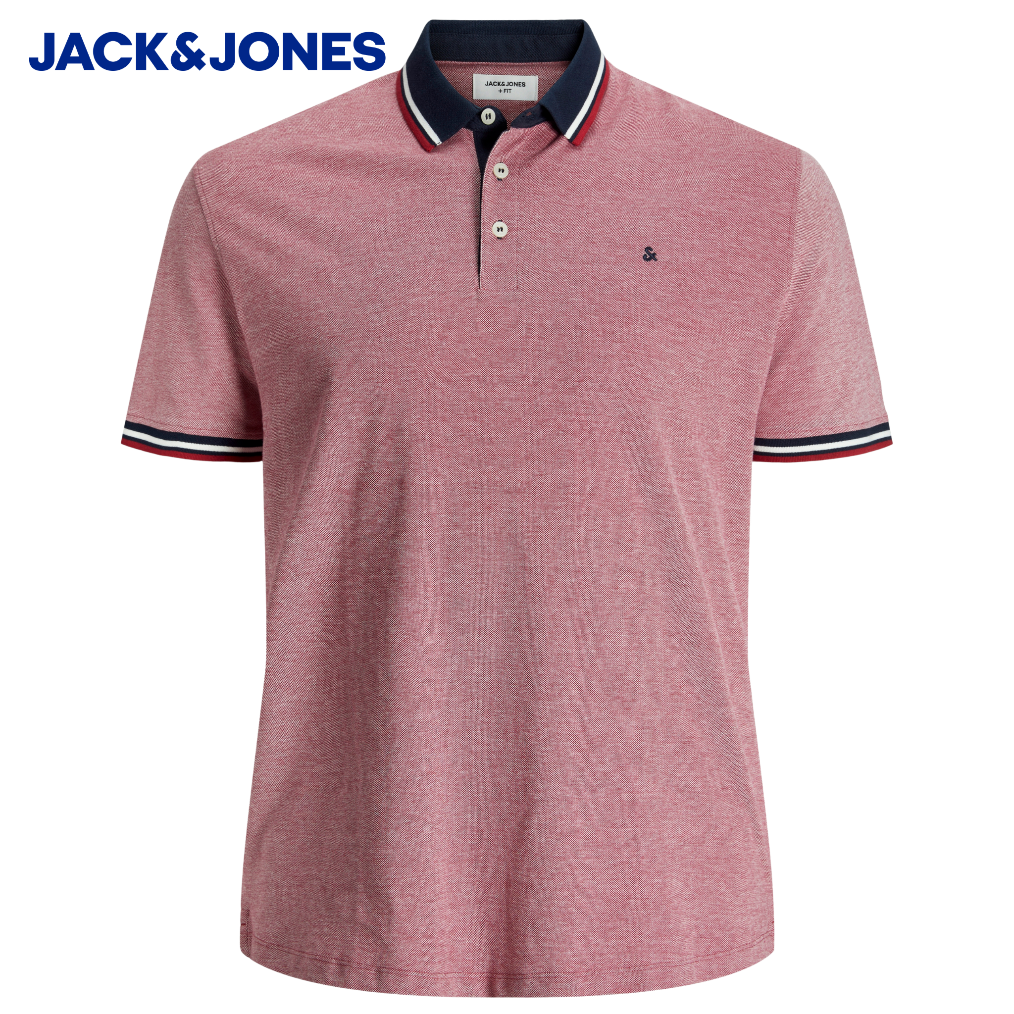 Jack & Jones Paulos Red Polo Shirt Red