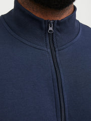 Jack & Jones Paulos Navy Full Zip Sweat Navy