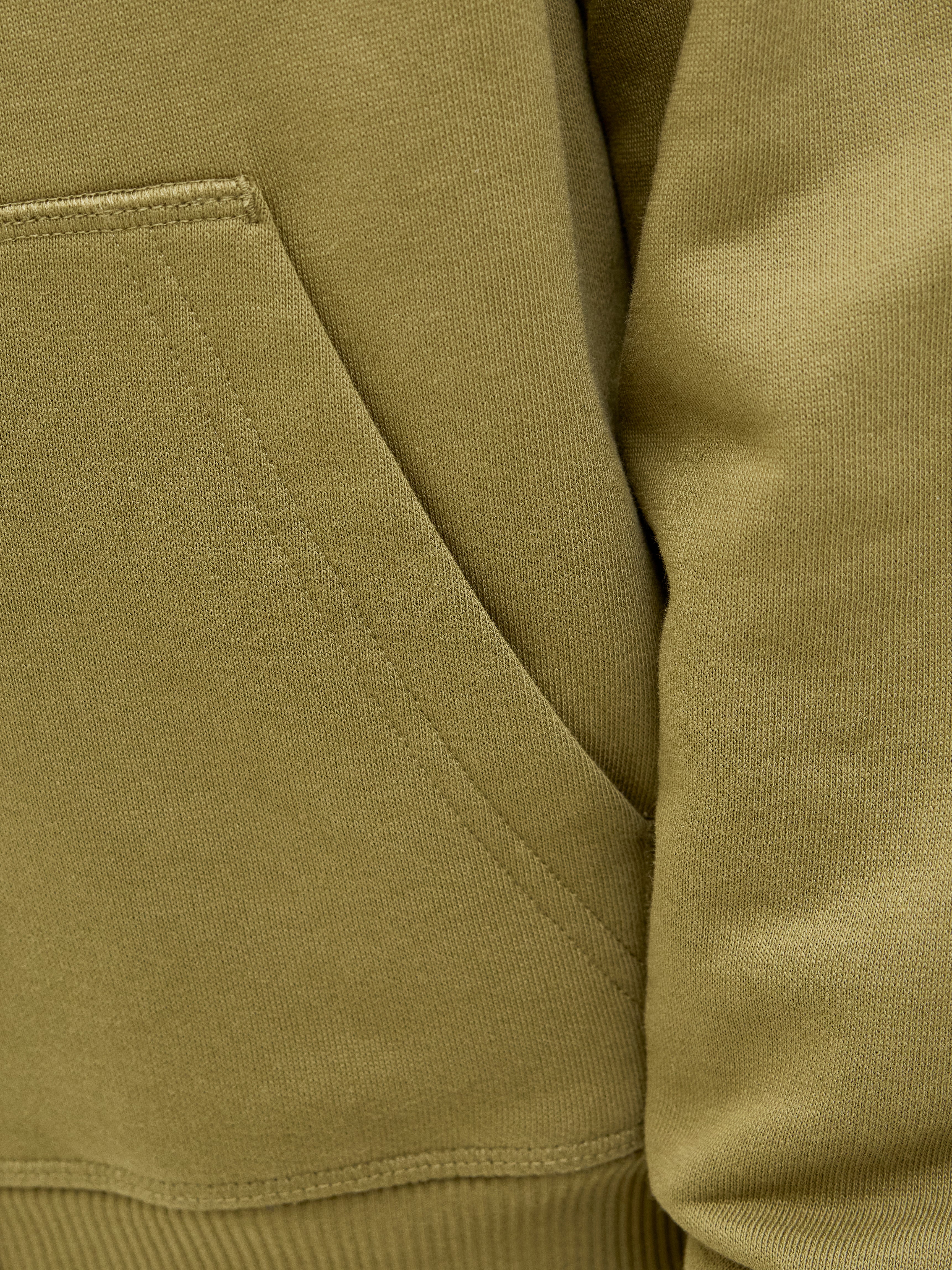 Jack & Jones Rebro Olive Full Zip Hoodie Green