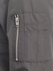 Jack & Jones Rush Castlerock Bomber Grey
