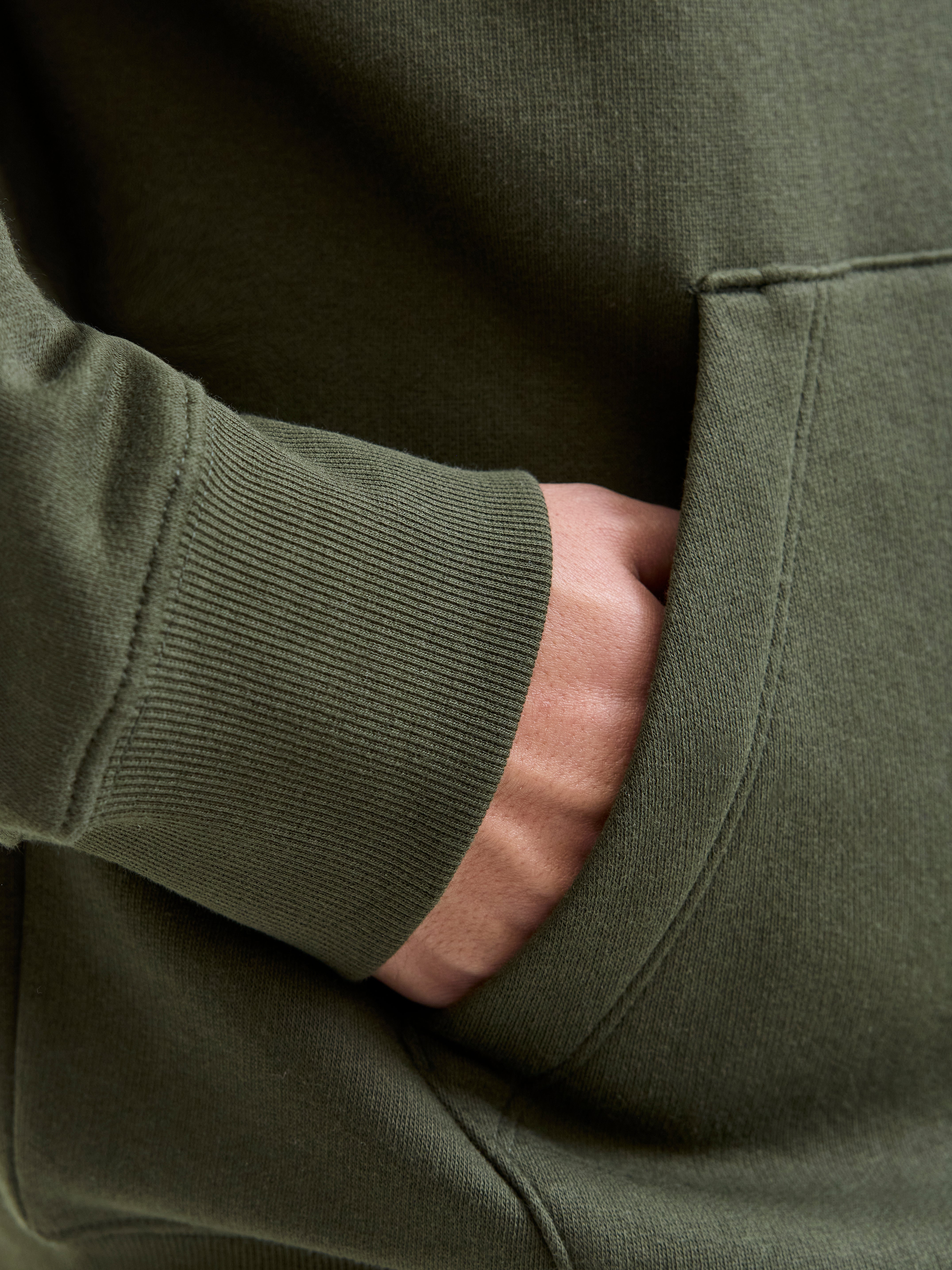 Jack & Jones Star Logo Green Hoodie Green