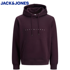 Jack & Jones Star Logo Plum Hoodie Purple