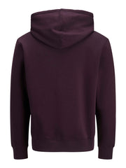 Jack & Jones Star Logo Plum Hoodie Purple