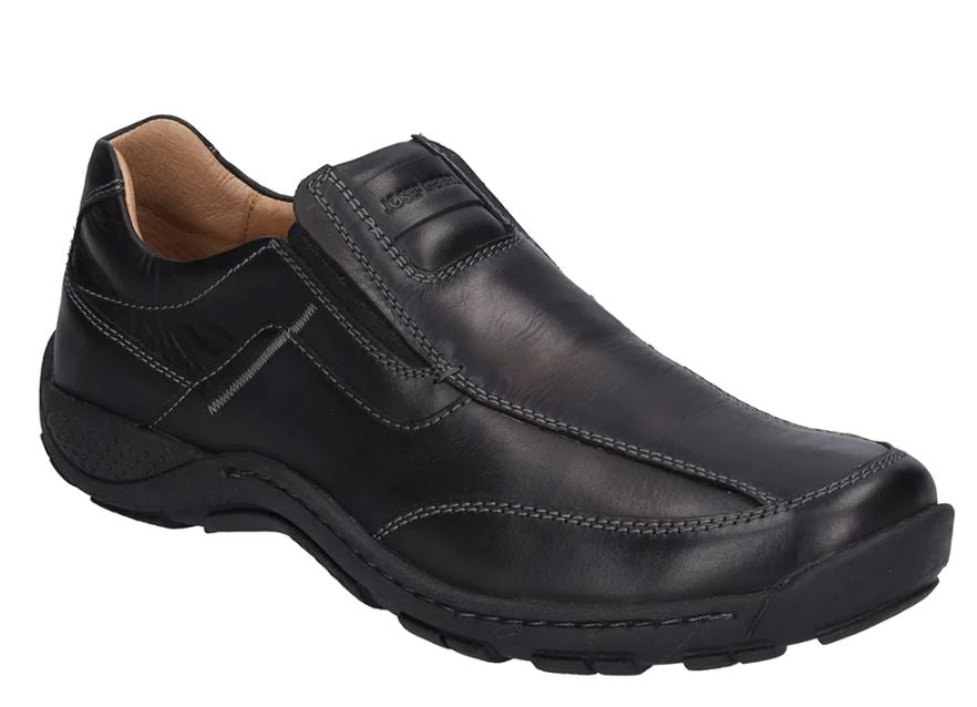 Josef Seibel Nolan Black Slip On Shoe Black