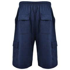 Kam Lightweight Navy Cargo Shorts Navy