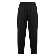 Kam Lightweight Cargo Black Joggers Black