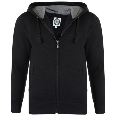 Kam X-Tall Black Full Zip Hoodie Black