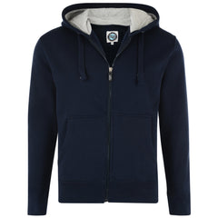 Kam X-Tall Full Zip Navy Hoodie Blue