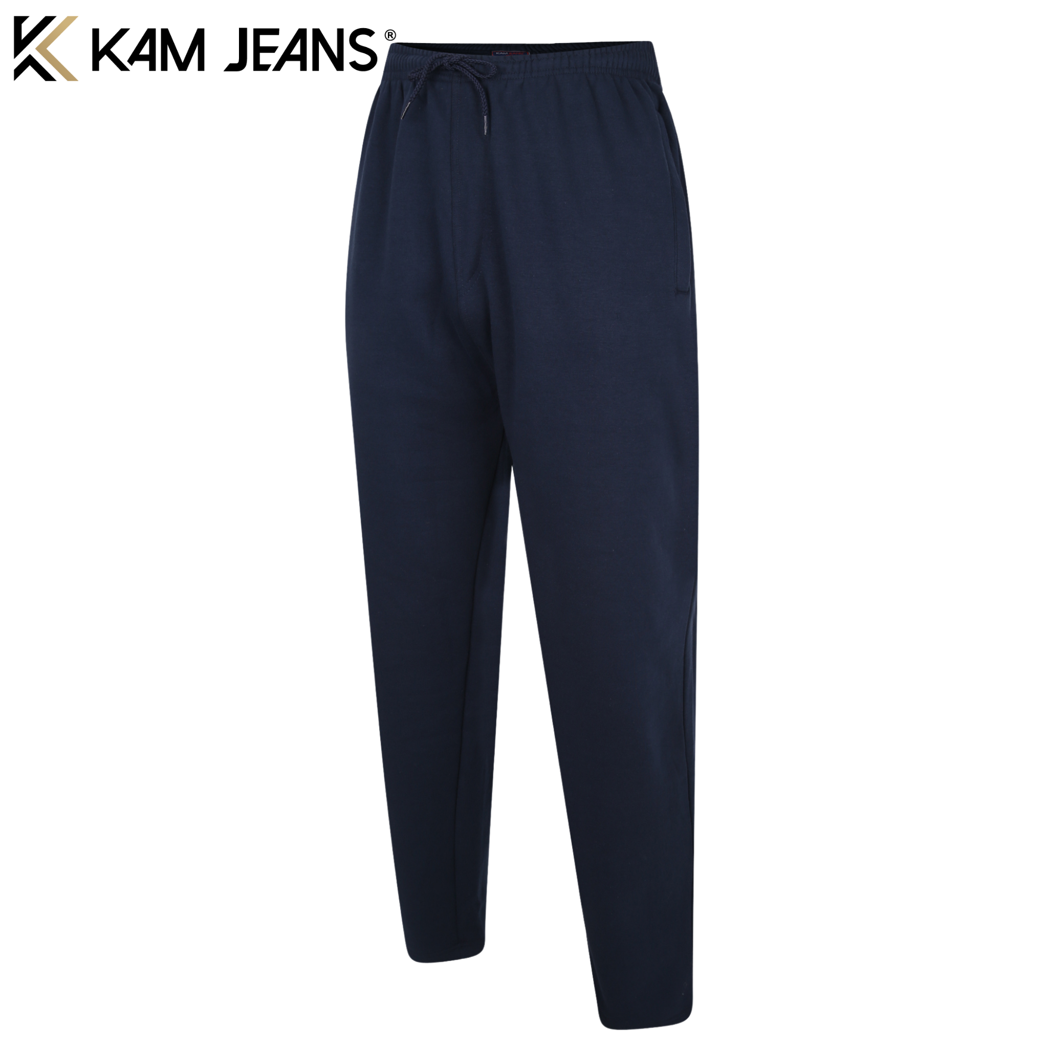 Kam Regular Leg Navy Joggers Navy