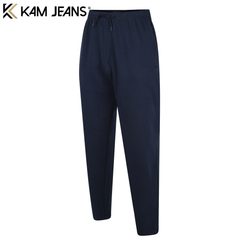 Kam Short Leg Navy Joggers Navy